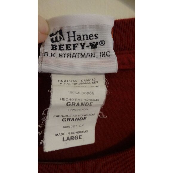 Harley-Davidson Go Ape Motorcycle T-Shirt Red Size Men's Large 100% Cotton - Picture 6 of 6